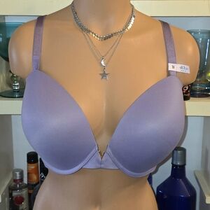 Victoria's Secret Bra 40-DD Lilac Push-up Convertible T-shirt Underwire NWT